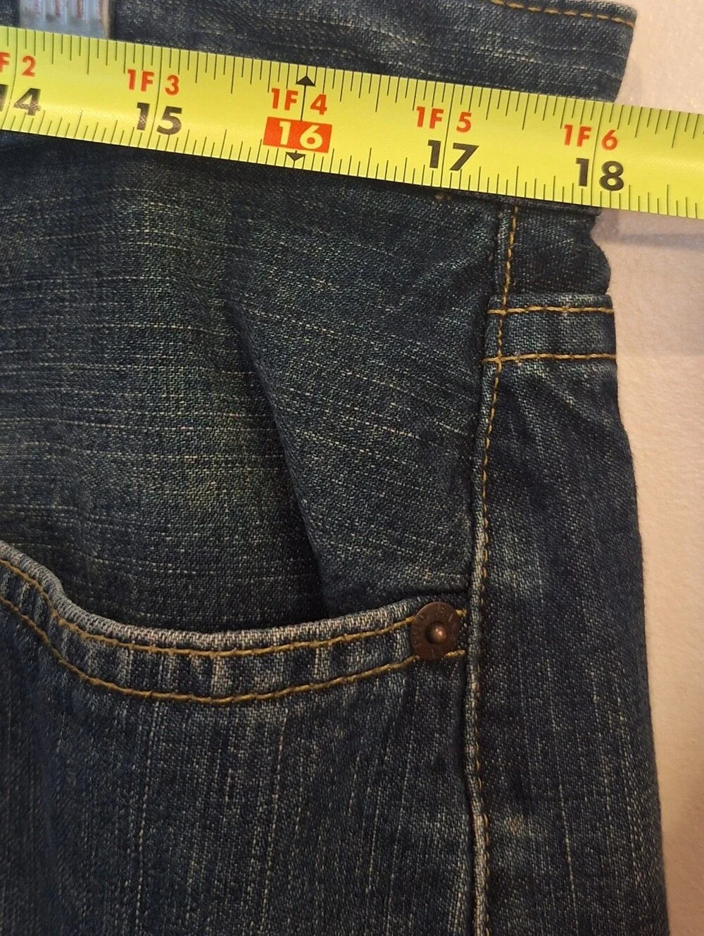 Ralph Lauren Men’s Polo Jeans 36x34 Classic Woodrow Wide Leg Medium Denim Jean